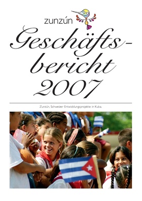 Zunzún Jahresbericht 2007 Cover