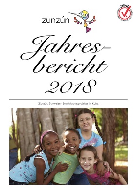 Zunzún Jahresbericht 2018 Cover